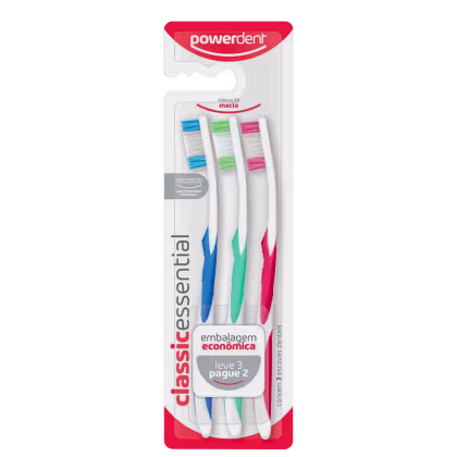 Imagem do produto Kit Powerdent Classic Essential Trio Pack (3 Unidades)