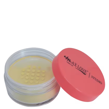 Imagem do produto Max Love Pó Solto Translúcido Banana - Pó Facial Matte 16g