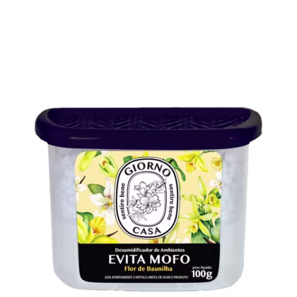 Imagem do produto Giorno Casa Sentire Bene Evita Mofo Flor de Baunilha - Desumidificador de Ambientes 100g