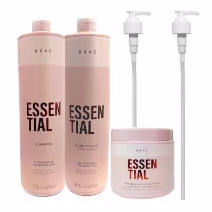 Imagem do produto Kit Braé Essential Salon + Válvulas Pump (3 Produtos)