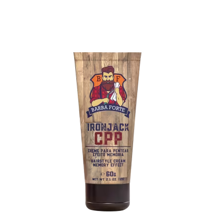 Imagem do produto Barba Forte IronJack Efeito Memória - Creme para Pentear Barba e Cabelo 60g