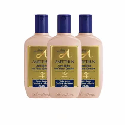 Imagem do produto Kit Aneethun Linha A - Creme de Silicone 3x250ml