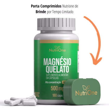 Imagem do produto Magnésio Quelato (Bisglicinato) 180 Cáps 500mg - Nutrione