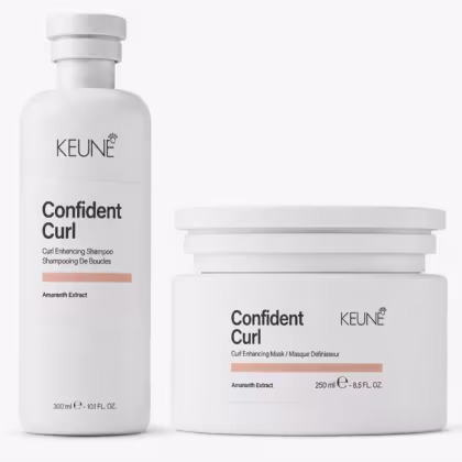 Imagem do produto Keune Confident Curl Shampoo 300ml + Máscara 250ml