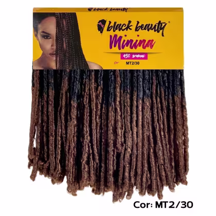 Imagem do produto Cabelo Fibra Sintética Minina Nina 45cm Black Beauty - MT2/30
