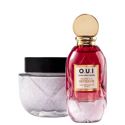 Imagem do produto Conjunto Scapin 245 Intense O.U.i Feminino - Eau de Parfum 75ml + Esfoliante Corporal 200g