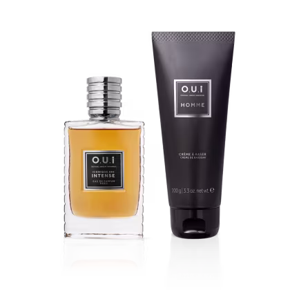 Imagem do produto Combo Iconique 001 Intense Eau de Parfum 75 ml + Creme de Barbear Homme 100g