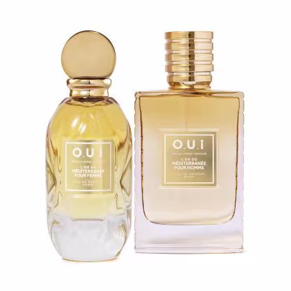 Conjunto L’Or de Méditerranée O.U.i com Eau de Parfum Pour Femme 75ml + Eau de Parfum Pour Homme 75ml