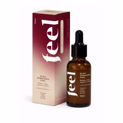 Imagem do produto Óleo Sensações Feel 30ml - Edição Especial Terpenos, Jambu, Vegano e Dermatologicamente testado
