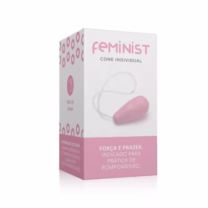 Imagem do produto Cone para Pompoarismo Feminist Amarelo - 32 g | Outlet