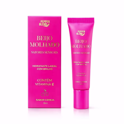 Imagem do produto Beijo Molhado Hidratante Labial com Brilho e Vitamina Cereja