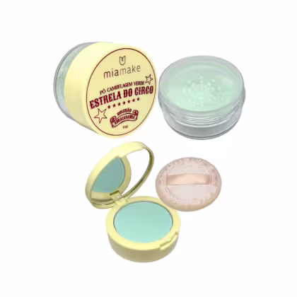 Imagem do produto PÓ CAMUFLAGEM VERDE ESTRELA DO CIRCO MIA MAKE