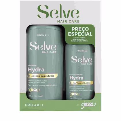 Imagem do produto Prohall Kit Selve Hair Care Hydra Shampoo e Condicionador