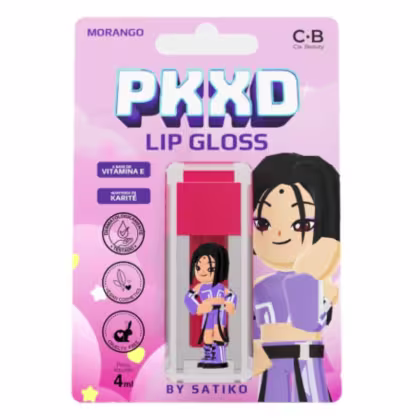 Imagem do produto Lip Gloss Morango PK XD BY SATIKO 4ml