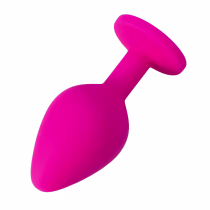 Imagem do produto Plug Anal em Silicone Tamanho Pequeno com Pedra Cor PINK