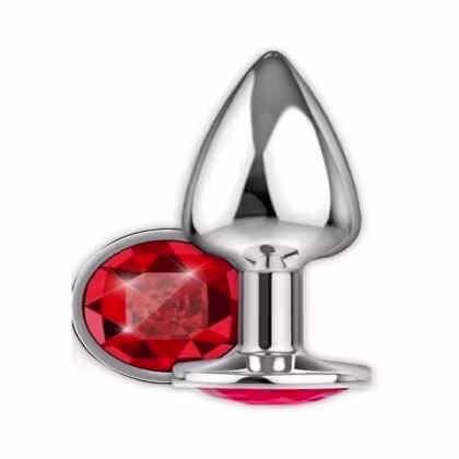 Imagem do produto Sexy Import Joia com Cristal M Vermelho - Plug Anal