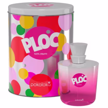 Perfume Ploc 100ml da marca Pokoloka com a lata que acompanha o produto