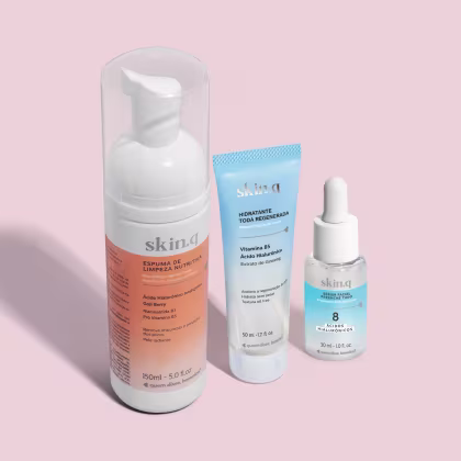 Imagem do produto Combo Skin.q: Sérum Facial 30 ml + Espuma de Limpeza 150ml + Hidratante Facial 50ml