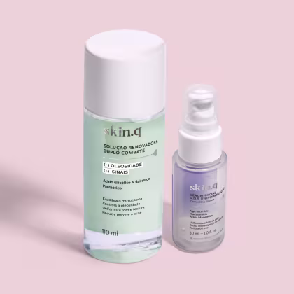 Imagem do produto Combo Skin.q: Solução Renovadora Facial 110ml + Sérum Facial 30ml