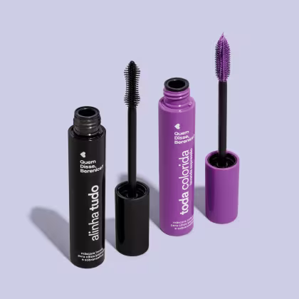 Imagem do produto Combo Máscara para Cílios e Sobrancelhas Toda Colorida: Lavanda Expressão 10g + Incolor 10g