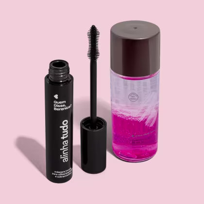 Imagem do produto Combo Máscara para Cílios e Sobrancelhas Incolor Alinha Tudo 12g  + Demaquilante Bifásico 110ml