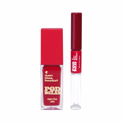 Imagem do produto Combo QDB: Balm Tint Jelly Vermelho ao Vivo 6,5ml + Batom Duo Vermelho se Inscreve 8ml