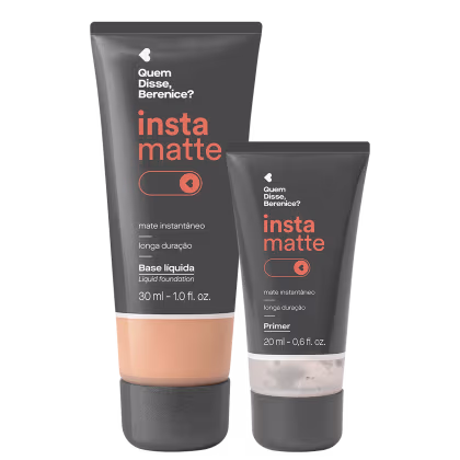 Imagem do produto Kit Quem Disse, Berenice? Instamatte Primer + Base Líquida 185F (2 Produtos)
