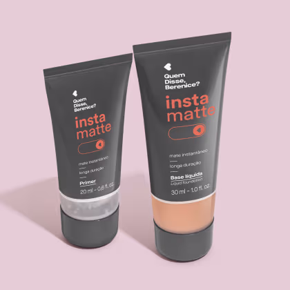 Imagem do produto Combo Instamatte: Primer Facial Líquido 20ml + Base Líquida 185F 30ml