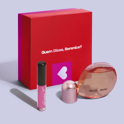 Imagem do produto Combo Presente Dos Sonhos: Eau de Parfum Desobediente 100ml + Gloss Labial Rosadex 4ml + Caixa de Presente