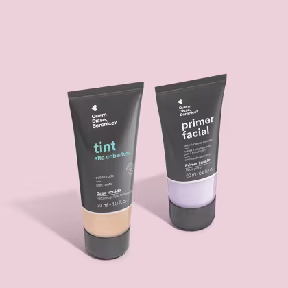 Combo Base Líquida Tint Cor 100F 30ml + Primer Facial Líquido 20ml
