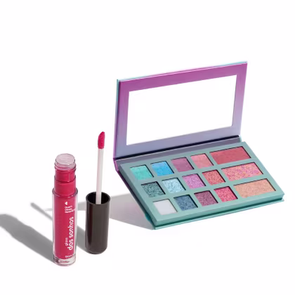 Imagem do produto Combo Dos Sonhos: Paleta Multifuncional 24,6g + Gloss Labial Rosa Cerejex 4ml