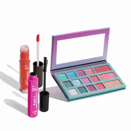 Imagem do produto Combo Dos Sonhos: Paleta Multifuncional 24,6g + Máscara Para Cílios 10g + Gloss Labial Coral 4ml