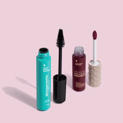 Imagem do produto Combo Gloss Labial Cereja Volumão 9,5ml + Máscara de Cílios Resistente à Água 10g