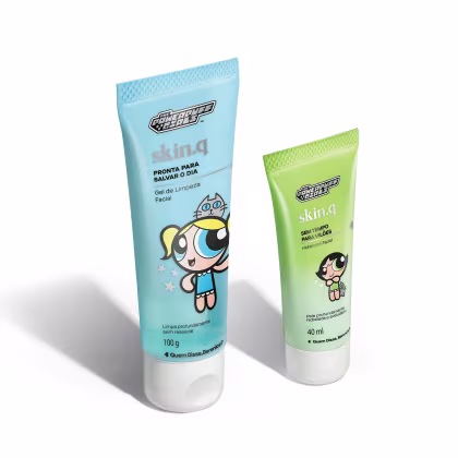 Imagem do produto Combo QDB As Meninas Super Poderosas: Gel de Limpeza Facial 100g + Hidratante Facial 40ml