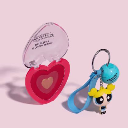 Imagem do produto Combo QDB As Meninas Super Poderosas: Blush Compacto 4g + Creamy Balm Labial Rosa 5g