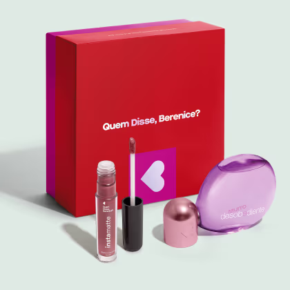 Imagem do produto Combo Presente Dia dos Namorados: Muito Desobediente EDP 100ml + Batom Líquido Marrom 4ml + Caixa de Presente