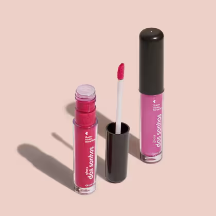 Imagem do produto Combo Gloss Rosa Dos Sonhos: Rosa Cerejex 4ml + Rosa Rosadex 4ml