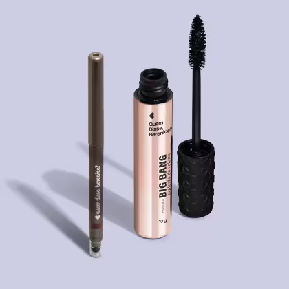 Imagem do produto Combo Berê Olhos: Máscara para Cílios Big Bang 10g + Lápis Esfumador Marrom 200mg