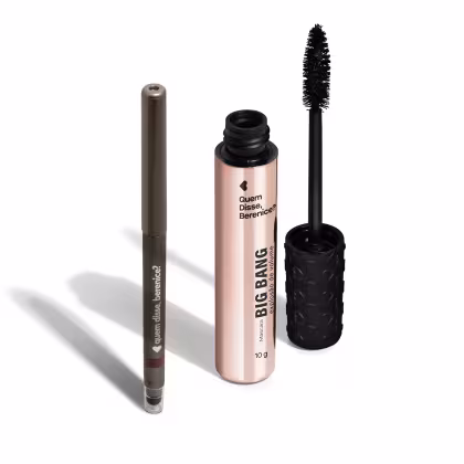 Imagem do produto Combo Berê Olhos: Máscara para Cílios Big Bang 10g + Lápis Esfumador Marrom 200mg