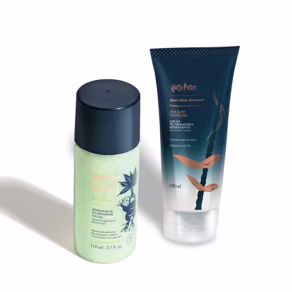 Imagem do produto Combo Aula de Herbologia Harry Potter Quem Disse, Berenice?: Loção Iluminadora Corporal 180ml + Hidratante Iluminador Facial 110ml