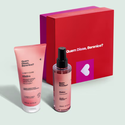 Imagem do produto Combo Presente Hidra Body + Care:  Splash Desodorante Colônia 200ml+ Loção Hidratante Corporal 200ml + Caixa de Presente