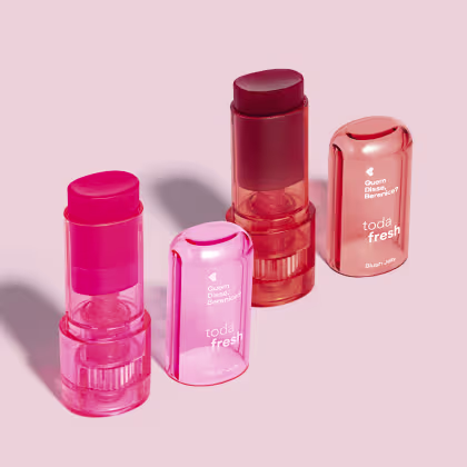 Imagem do produto Combo Toda Fresh: Blush Jelly Bordô 5g + Blush Jelly Rosa 5g