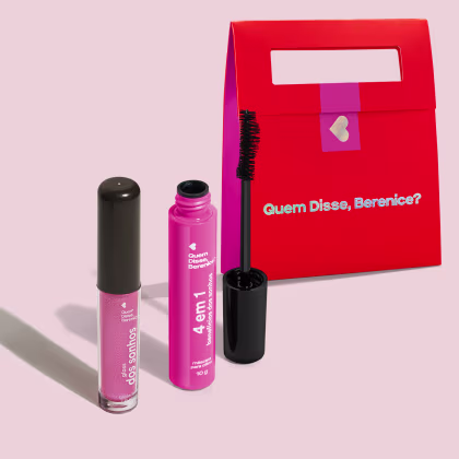 Imagem do produto Combo Presente Dos Sonhos: Máscara de Cílios 4 em 1 10g + Gloss Rosadex 4ml + Sacola de Presenteável