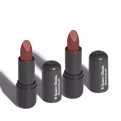 Combo Batom Nude Marrom 130 Efeito mate 3,8g (2 itens)