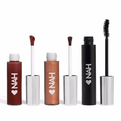 Imagem do produto Combo By Nah Cardoso: Máscara De Cílios Preta Hello Space 10g + Blush Líquido 2 em 1 Rosé Lunar Ginger Hello Cloud 11ml + Iluminador Líquido 3 em 1 Moon Pearl Hello Shine 11ml