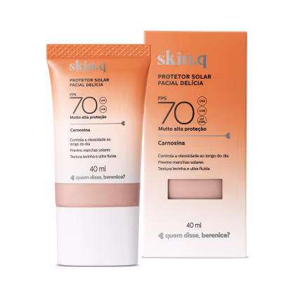 Imagem do produto Quem Disse, Berenice? Skin.q Delícia FPS 70 Cor 01 - Protetor Solar Facial 40ml