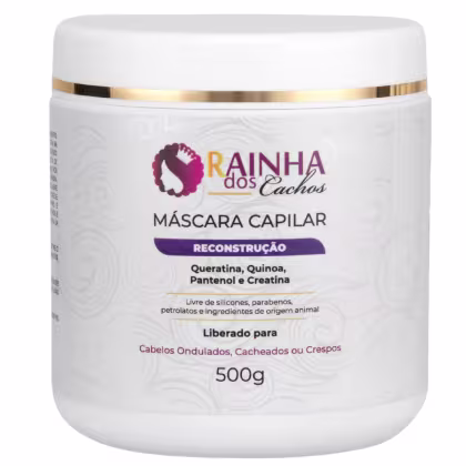 Imagem do produto Máscara de Reconstrução Rainha dos Cachos 500g