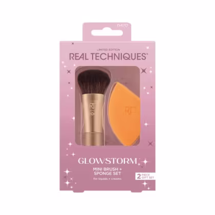 Imagem do produto Real Techniques Kit Glowstorm  Mini Pincel + Esponja