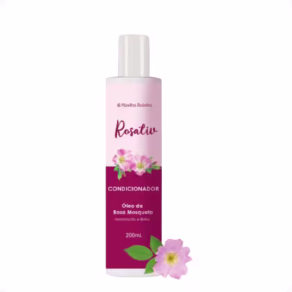 Condicionador Abelha Rainha Rosativ Rosa Mosqueta, 200ml.