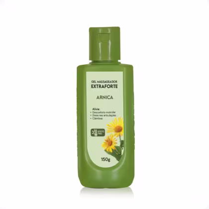 Imagem do produto Gel Extra Forte de Arnica Para Dores Musculares Joelho Costas Ombro Câimbras Cansaço Bom Médico Abelha Rainha REF 3131